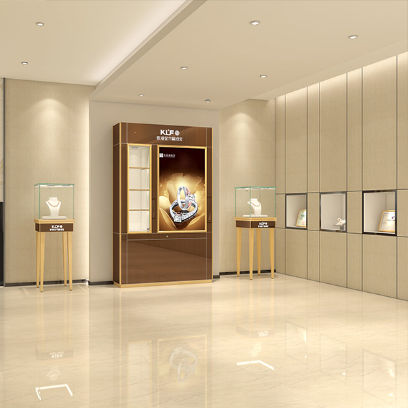 珠宝展示柜,靠墙玻璃展柜,灯箱展示柜,品牌展柜
