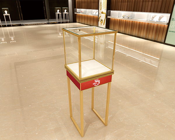 钛合金精品展柜,钛合金展示柜,玻璃精品展示柜,珠宝精品展示柜,独立展柜