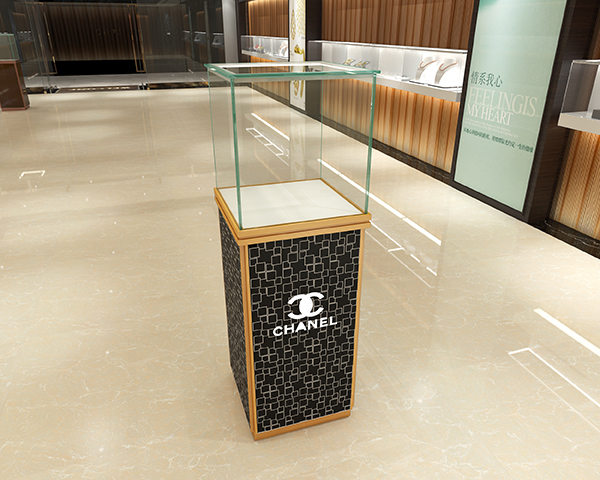 玻璃柜台展示柜A款-3号花纹