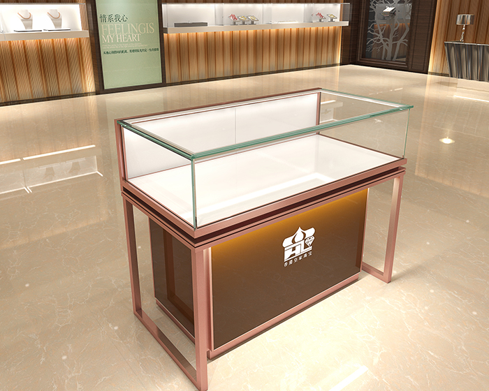 黄金珠宝展示柜 玻璃精品展示柜 首饰饰品柜台