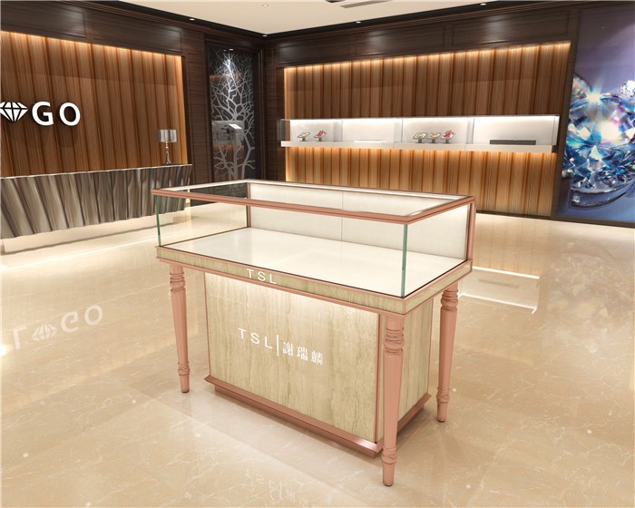 欧式玻璃展柜,黄金珠宝展柜