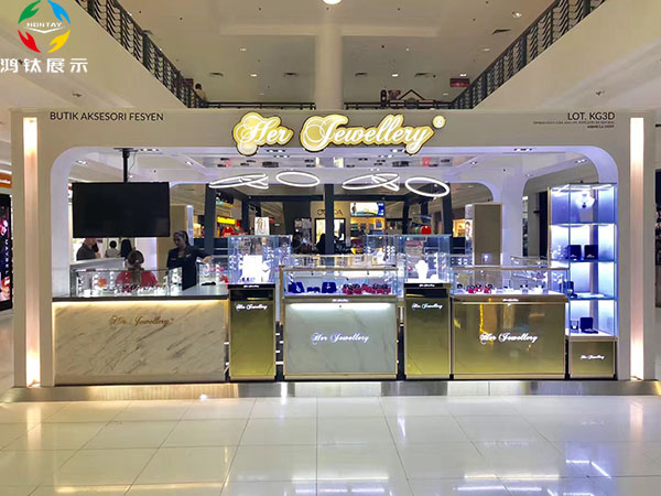 珠宝首饰展柜,定制珠宝展柜,定制首饰柜台,珠宝展示柜台