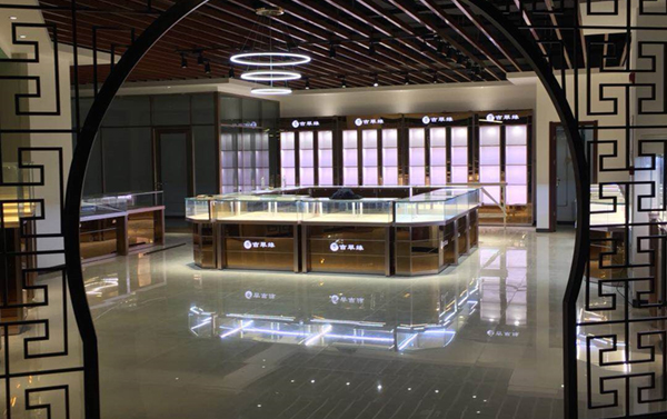 鸿钛珠宝展柜厂家,玻璃珠宝展示柜,珠宝展柜定制