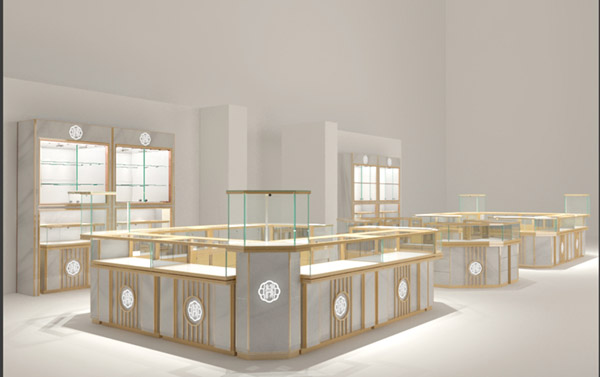 玻璃珠宝展柜定制所注重的方面
