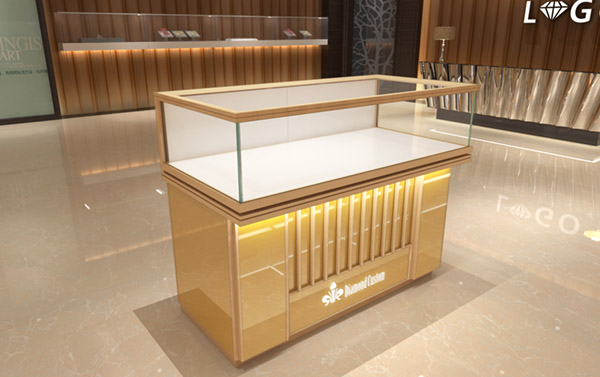 玻璃珠宝展柜定制三个方面需要注意